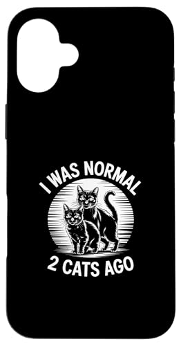 I Was Normal 2 Cats Ago �X�}�z�P�[�X iPhone 16 Plus �p