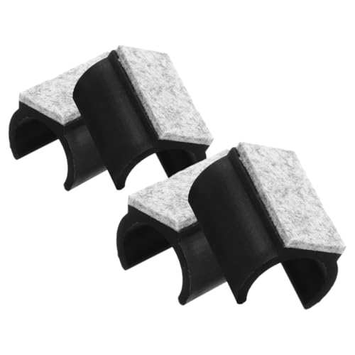 COHEALI 4 Almohadillas para Muebles y Antideslizantes de Fieltro en Forma de U Instalación Fácil para Proteger Patas de Sillas y Suelos de Madera