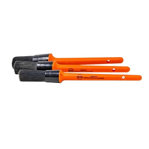 303 Products Detailing Brush Set - 3 Pack Premium Brushes for Car Interior & Exterior Cleaning Kit