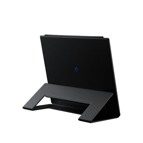 Image of JSAUX Magnetic Leather Stand FlipGo 16 inch Portable Monitor Dual Screen