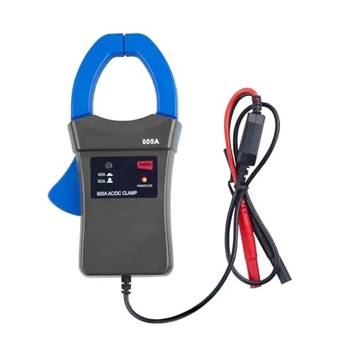 Pinza Amperimétrica Digital FUSWIP 600A AC/DC con Adaptador y Sondas de Prueba, Indicador LED, Sin Batería miniatura 2