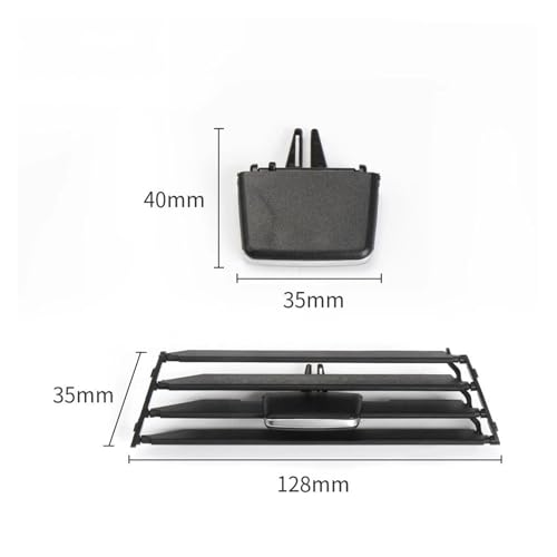 Clips de rejilla de ventilación delantera para BMW E90 E91 E92 E93: control de aire preciso 3