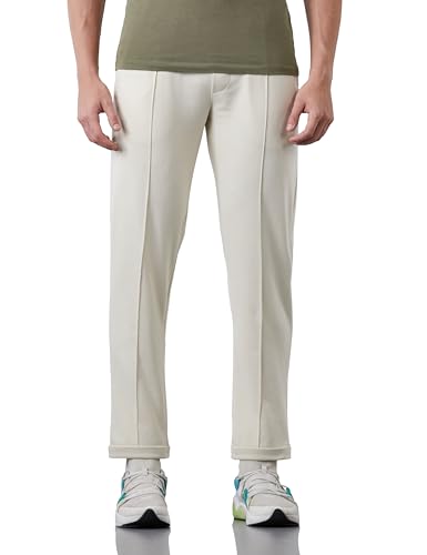 Image of Amazon Brand - Symbol Men Cotton Rich Strechable Terry Knit Pants - Regular Fit
