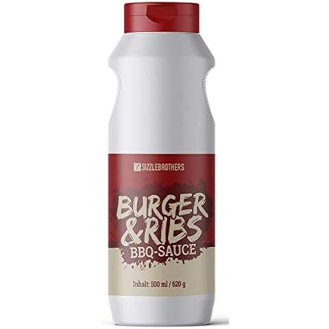 SizzleBrothers Original BBQ Sauce & Burger Sauce | satte 620g | Super leckere Sauce für Burger, Grillfleisch, Steaks, Pulled Pork, Hähnchen & Co. | Barbecue Burgersauce & Spareribs Glaze Cover