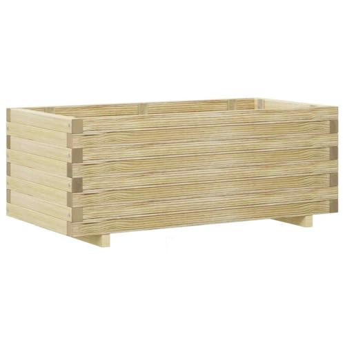 Jardinière en bois de pin vert robuste et résistante à la pourriture - 8