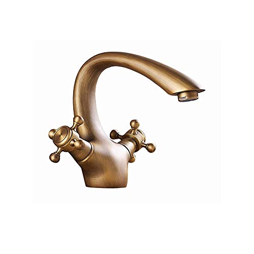 Robinet de lavabo en laiton antique noir pour un style retro chic unique