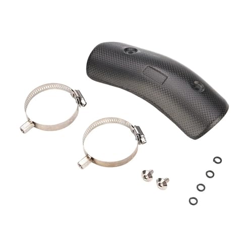 Protección térmica de fibra de carbono premium para escape de moto BMW S1000RR