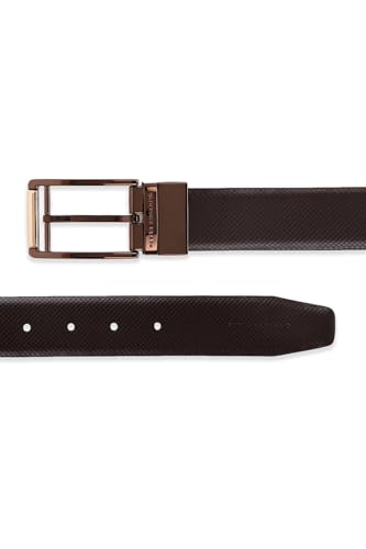 Image of Peter England Men Leather Reversible Belt