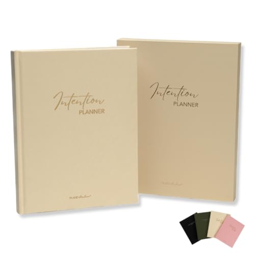 Pland Studio Planificador de objetivos de 90 días: organizador diario sin fecha con indicaciones guiadas de diario, seguimiento de hábitos, planificación semanal y mensual