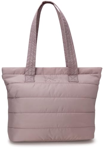 Image of Reebok Womens Tote Bag - Lightweight Carry On Puffer Quilted Tote Bag for Travel Work Travel and Daily Essentials