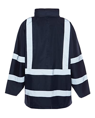 Image of Utility Pro, Lightweight Waterproof Rain Suit Jacket with Reflective Stripes