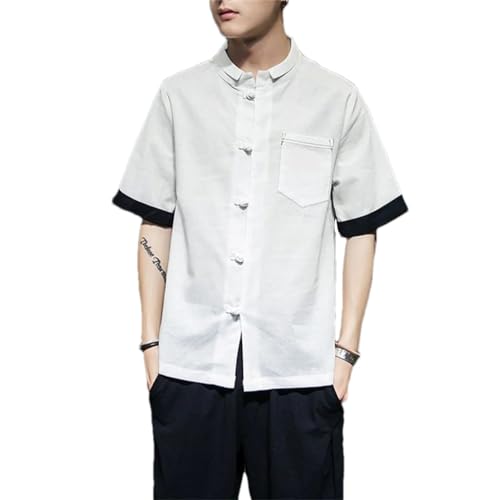 Tenue de Kungfu en coton premium style chinois finitions artisanales homme
