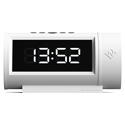 Newgate® Digital Pil Alarm Clock - Led Alarm Clock - Bedside Clock - Desk Clock - Digital Clock - Digital Alarm Clock - Bedroom Accessories - Led Display - Office Clock (White) #TOP5