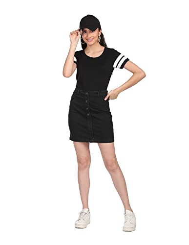 Image of SUGR Basics Women's Solid Regular Fit T-Shirts