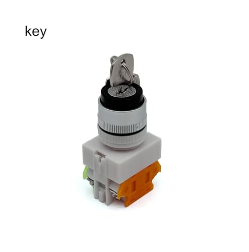 Interruptor de 3 posiciones LAY37 selector rotativo de 22 mm con 2 botones 2