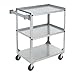 Vollrath 97326 Stainless Steel Utility Cart - Medium Duty 400 lb. Capacity, Ships Knocked Down