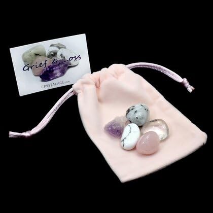 Grief & Loss Crystal Healing Pack & Reference Card