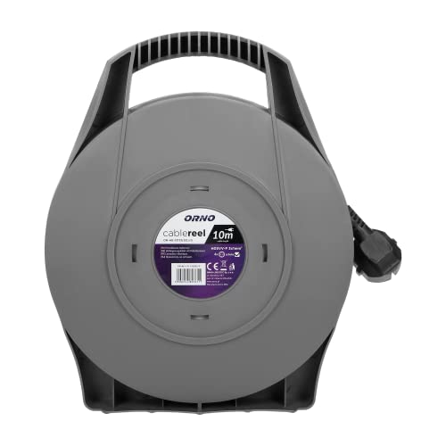 ORNO AE-13113(GS)/G Avvolgicavo Elettrico 4 Prese