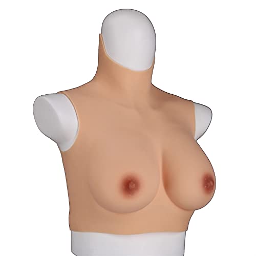 Faux seins réalistes post-mastectomie prothèse silicone confortable bonnet B - 2