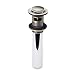 Decor Star PU-004-TB 1 1/2" Bathroom Faucet Vessel Vanity Sink Pop Up Drain Stopper With Overflow Brushed Nickel