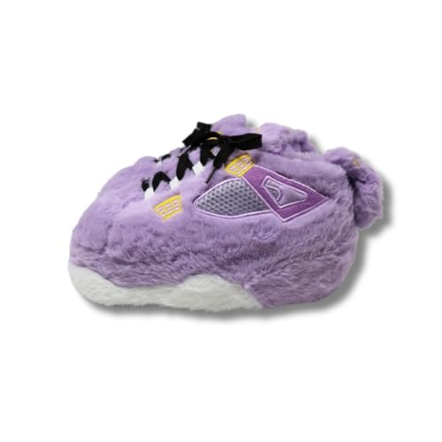 Sneaker Slippers, Purple & White, One Size Fits Most, Indoor/Outdoor Use3