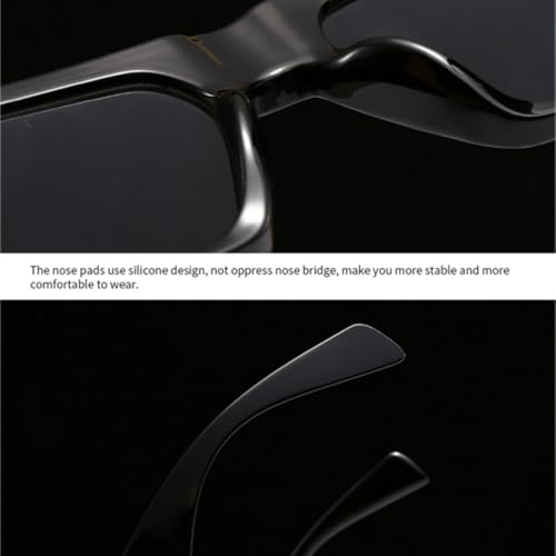 Lunettes de soleil mixtes style rétro bicolore à verres teintés progressifs protecteurs