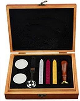 MNYR Vintage Strawberry Nature Gift Card Sealing Luxury Wood Box Art Wax Seal Sealing Stamp Decorative Wedding Invitation Gift Card Paper Stationary Envelope Custom Picture Wax Seal Sealing Stamp Set image 4