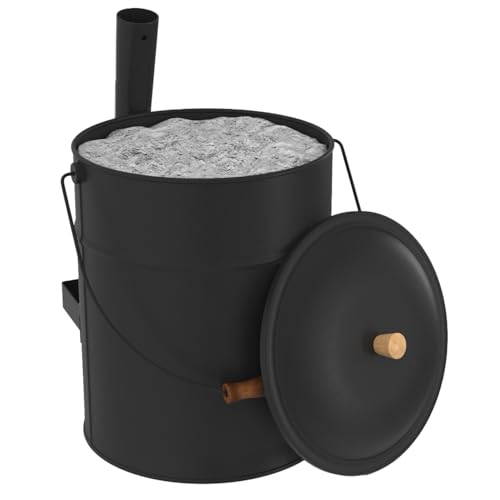 Miniatura 4 de Idmarket - Cubo Para Cenizas De 15l Con Pala Y Tapa