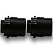 Quanmin 2 PCS CCTV Lens with Holder, F1.2 1/3