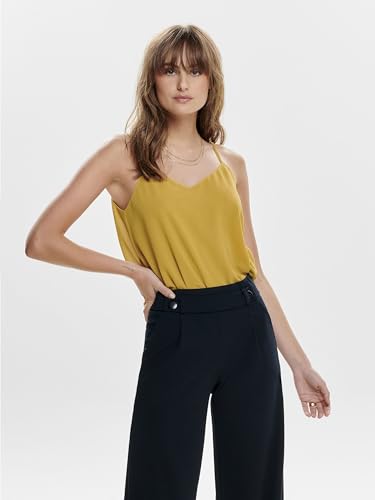 ONLY Damen Onlmoon Sl Noos Wvn Top, Gelb (Mango Mojito Mango Mojito), 34 EU – Ansicht 2