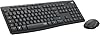 Logitech MK270 Combo Tastiera e Mouse Wireless per Windows, Layout Tedesco QWERTZ - Nero