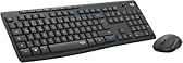 Logitech MK270 Combo Tastiera e Mouse Wireless per Windows, Layout Tedesco QWERTZ - Nero