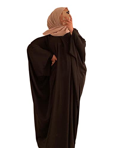 Robe pour femmes prière musulmane fluide et opaque style dubaï turquie