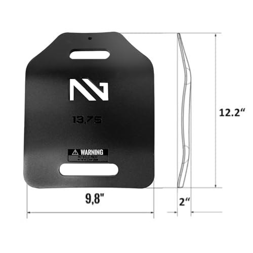 Image of Northgym Adjustable Weighted Vest /Incl. 3D Weight Plates in 14lbs / 20lbs / 30lbs / 42.5lbs - Optimized Weight Distribution and with Curved Plates for Running, Functional Training and Working Out