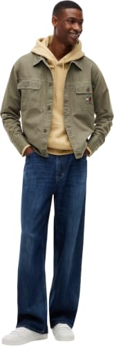 Tommy Jeans Herren Kapuzenpullover TJM Reg S Flag Dm0Dm20742, Beige (Sandy Beige), 4XL – Ansicht 4