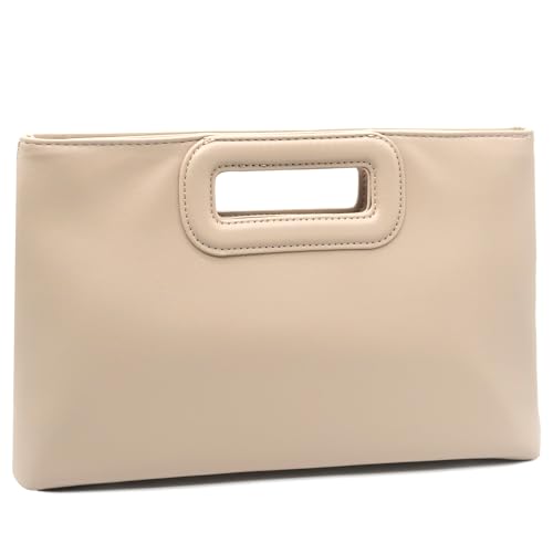 Image of Top Handle Straw Clutch Purses for Women Summer Evening Handbag Vacation Handbags Raffia Woven Beach Bags