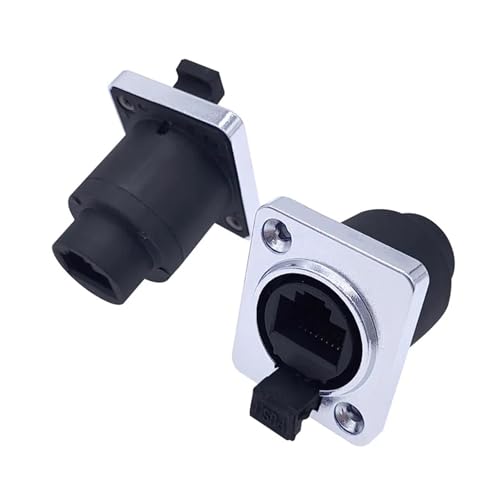 Connecteurs Ethernet IP65 RJ45 Type D étanche pour châssis