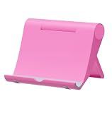 Folding Cell Phone Stand, Fully Adjustable Foldable Desktop Phone Holder Cradle Dock Compatible with All Smart Phones