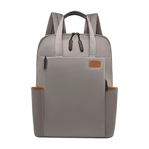 Sac à dos ordinateur portable femme pour le travail et les trajets en tissu étanche kaki