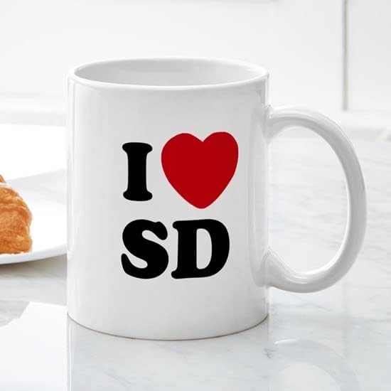 Miniatura 7 de CafePress I Love San Diego - Taza de café de cerámica (11.0 fl oz)