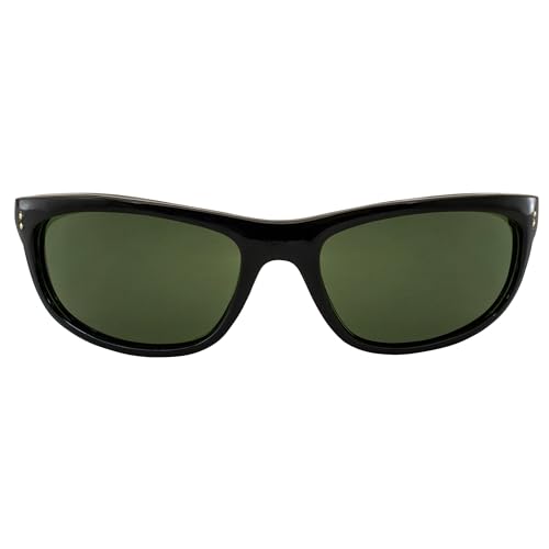 Dirty Harry Sunglasses Black Frame G-15 Grey/Green Lens with Pouch2