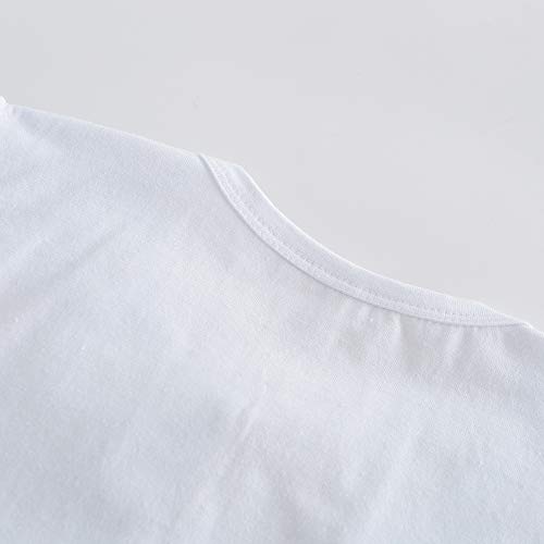 Chenxin Girls Shrug Knit Long/Short Sleeve Lace Bolero Cardigan Shrug (White 1, 4-5T) #TOP5