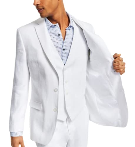 Bar III Men's Slim-Fit Textured Linen Suit Separate Jacket