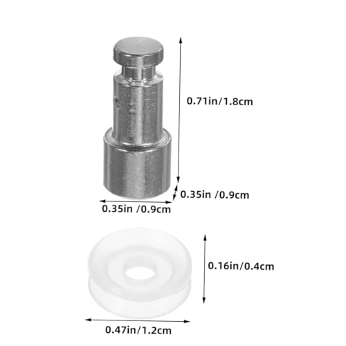 Kit de 6 válvulas flotantes para ollas eléctricas a presión, con anillos de sellado, repuestos fáciles de instalar miniatura 2