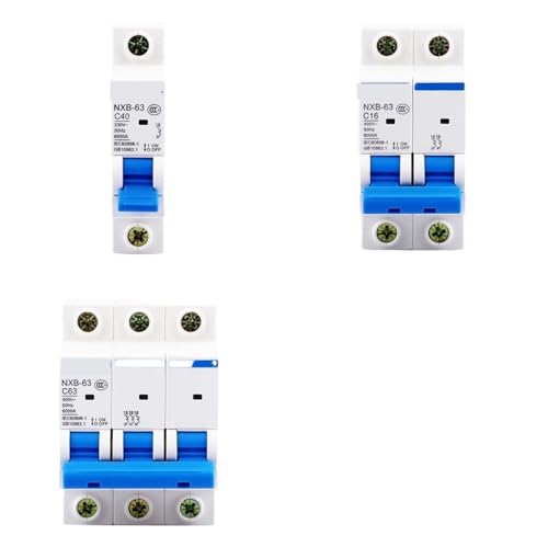 Disjoncteur miniature monophasé protégeant contre surcharge et court-circuit AC 230V