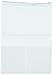 Traveler's Notebook Inserts Refill Passport Size,A Set of 3 Made of Transparent Plastic with 4 Card Slots