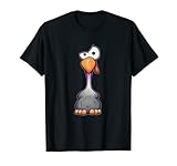Comic Geflügel Pute | Grummeliger Cartoon Truthahn T-Shirt