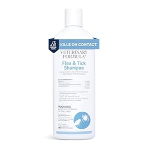 Veterinary Formula Flea and Tick Shampoo for Dogs and Cats, 16 oz