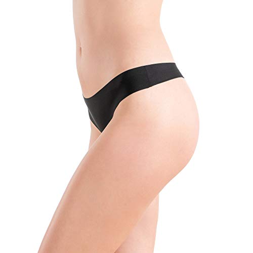 Image of Alyce Ives Intimates Seamless Womens Thongs, No Show Laser Cut Thong- 12 Pack
