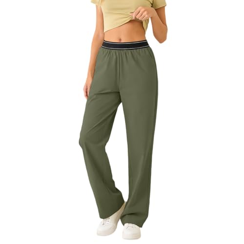 Pantalon décontracté à coupe ample femme pour éviter la chaleur en été